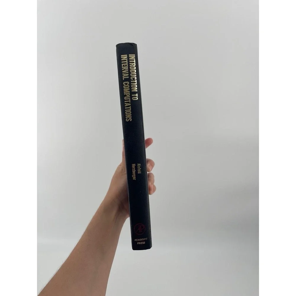 Introduction‎ to Interval Computations 1983 Hardcover Academic Press Math